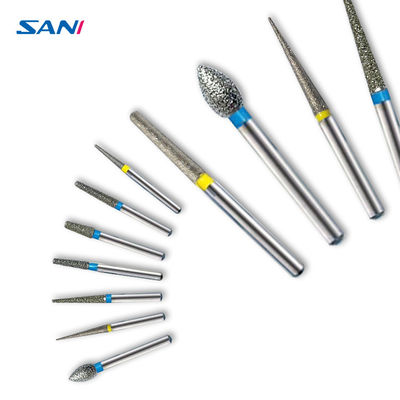 উচ্চ কঠোরতা 11mm হ্যান্ডপিস ডেন্টাল ডায়মন্ড Burs CE অনুমোদিত