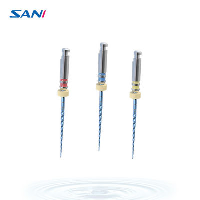 ভালো দাম রুট ক্যানেল চিকিত্সার জন্য ISO নমনীয় 3pcs/প্যাক Endodontic Niti ফাইল অনলাইন