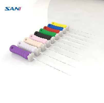 28mm K ফাইলস ইন ডেন্টিস্ট্রি 6pcs প্রতি প্যাক K টাইপ ফাইল এন্ডো