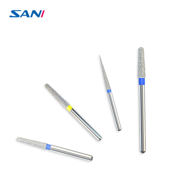স্টেইনলেস স্টিল সিলভার 11mm FG ডেন্টাল ডায়মন্ড Burs CE ISO FDA সার্টিফিকেশন RCT এর জন্য
